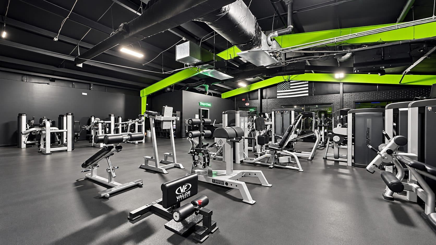 Panoramic preview of the TNU Fitness training floor